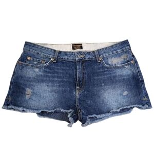 CIVILIANAIRE Cut-Off Boyfriend 5-Pocket Short Sz 31 Made In The USA 100% Cotton